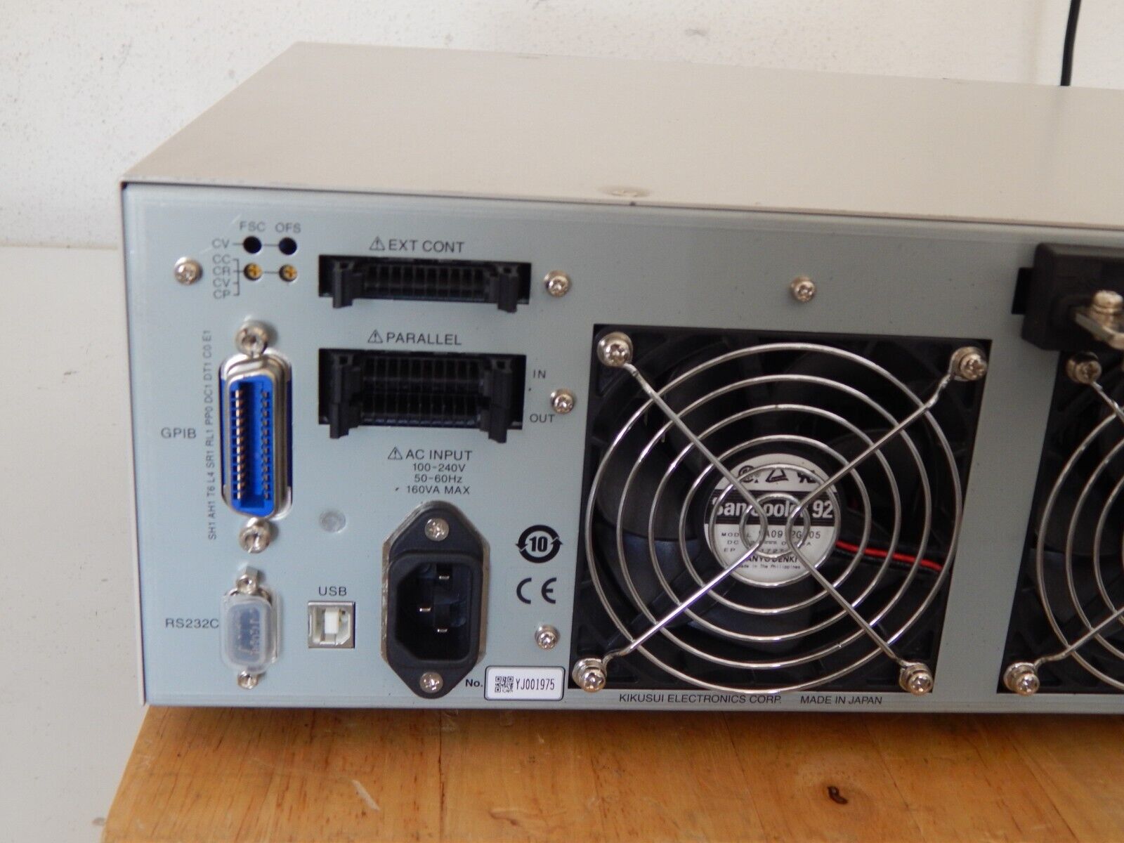 Kikusui PLZ1004WH 5-650V 0-50A 1000W Electronic Load *MINT Condition* Kikusui PLZ1004WH 5-650V 0-50A 1000W Electronic Load *MINT Condition*